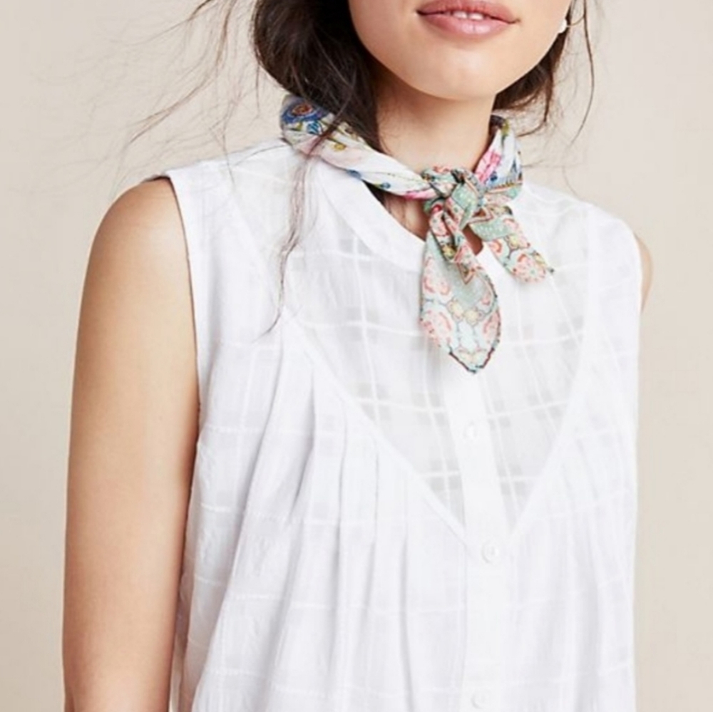 ANTHROPOLOGIE BLOUSE SLEEVELESS SPRING SUMM.ER TOP